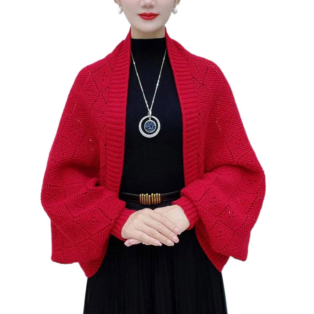 False Collar Knitted Shawl Outwear Shoulder Evening Prom Cape New Autumn Winter Scarf Party