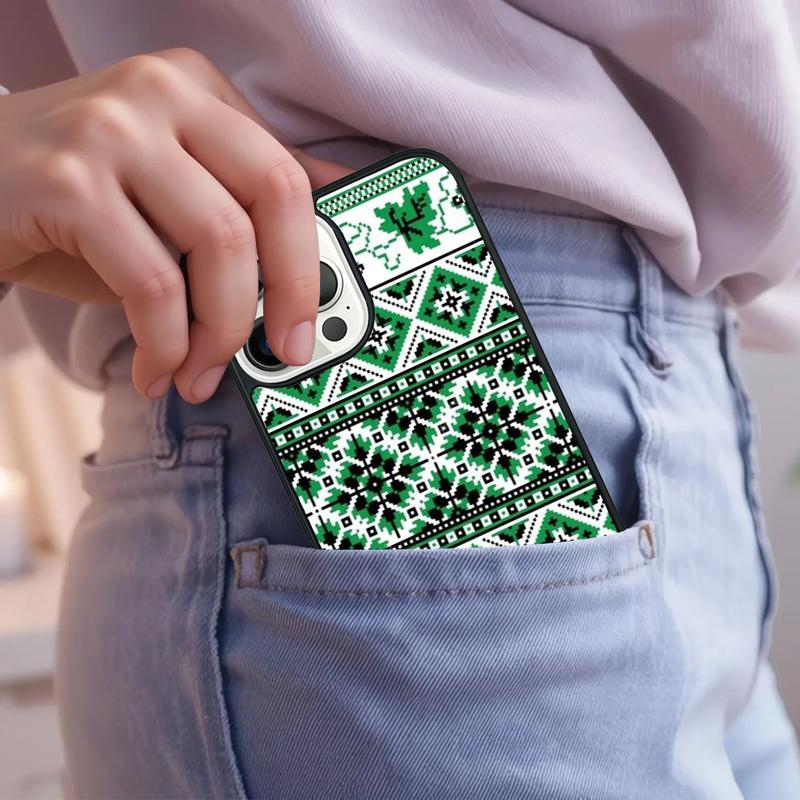 Ukrainian Pattern Phone Case For iPhone 17 Air 15 16e 14 13 Pro Max Coque 12 11 Pro Max PLUS cover