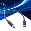 Универсальный зарядный кабель USB C на DC5.5x2.5мм/DC5.5x2.1мм Штекер Удлинитель Шнур питания 5В/3А 15Вт Провод
