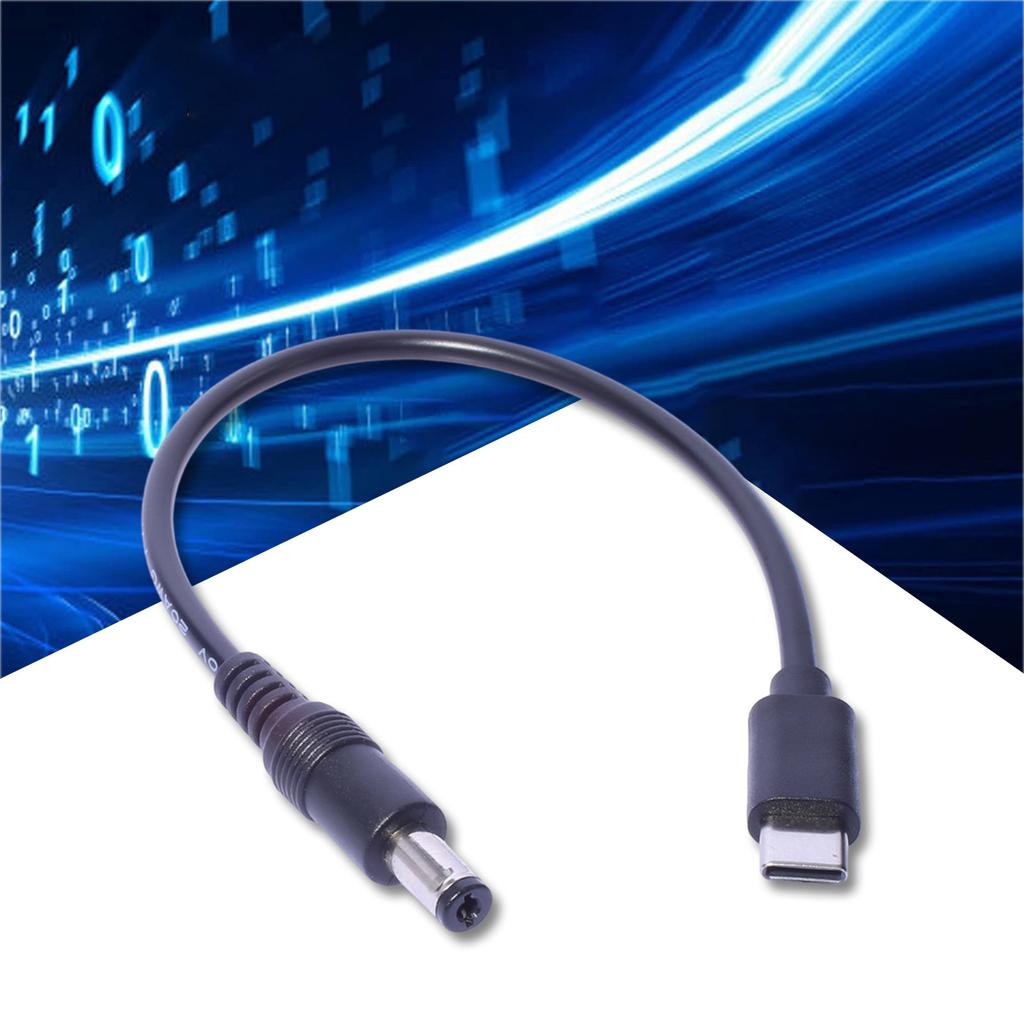 Универсальный зарядный кабель USB C на DC5.5x2.5мм/DC5.5x2.1мм Штекер Удлинитель Шнур питания 5В/3А 15Вт Провод