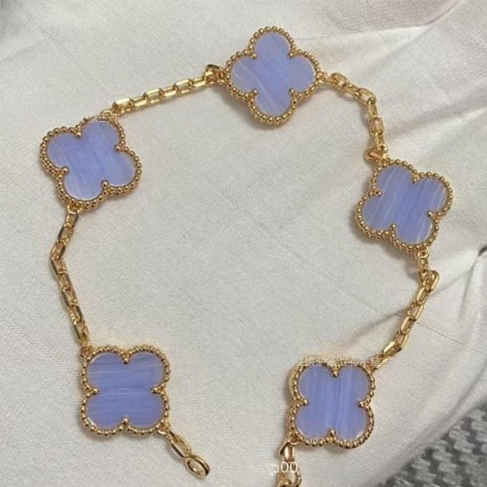 Высококачественный браслет из красного халцедона с лазерной гравировкой «Четырехлистный клевер» и «Пятицветник», из розового золота 18 карат, ювелирное изделие класса люкс, подарок для девушки