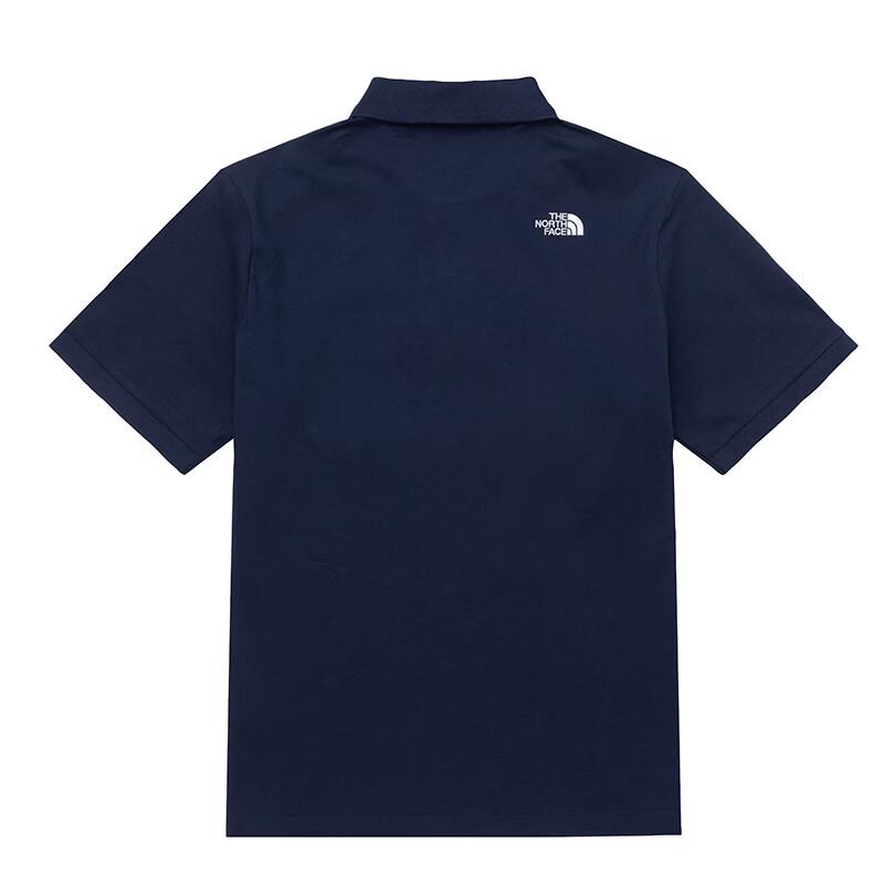 The North Face Мужская футболка-поло с коротким рукавом и логотипом