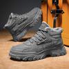 High Quality Men's Work Boots Winter Outdoor Cold Protection Warm Platform Boots 2024 Men's High Top Plus Velvet Training Boots
