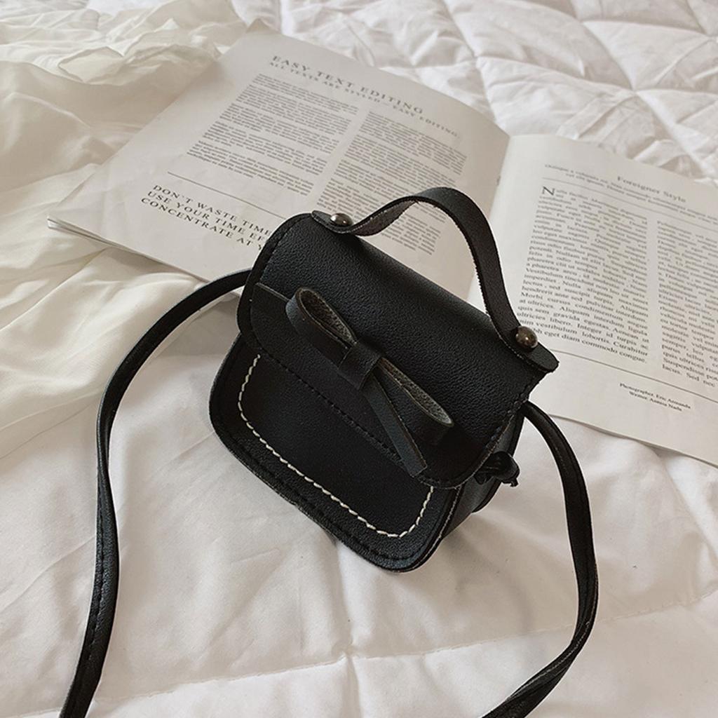 Fashion Small Purse For Little Girls Toddler Kids Cute Bow Messenger Bag