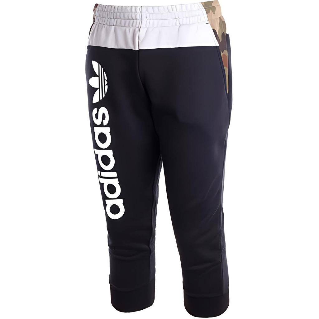 adidas Оригинальные повседневные шорты Life Series с логотипом бренда, модные, удобные, мягкие, универсальные, три четверти, повседневные, мужские шорты, черные, AY8616