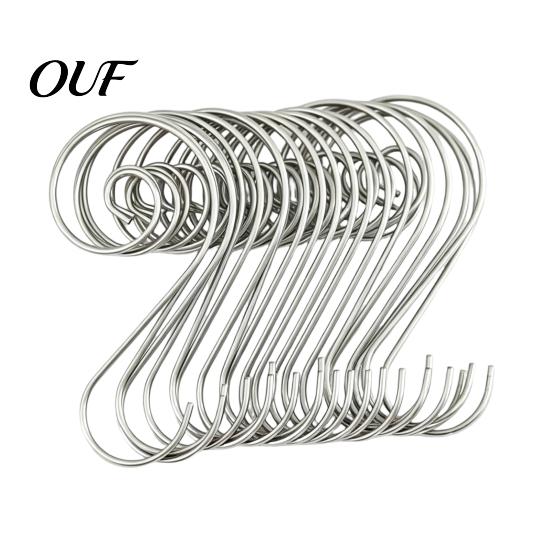 Decorative Light Clips 20 Pcs Christmas S-Shaped Ornament Hooks, Metal Wire Hanger Hooks for Xmas Tree Ornaments, Crafts, Balls, Baubles, Decorations