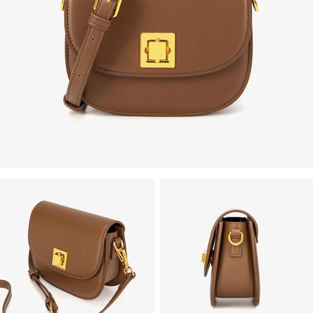 Легкая роскошная сумка, сумка для подмышек, сумка через плечо, мини-седло, длина 18 см, ширина 6,5 см, высота 15 см