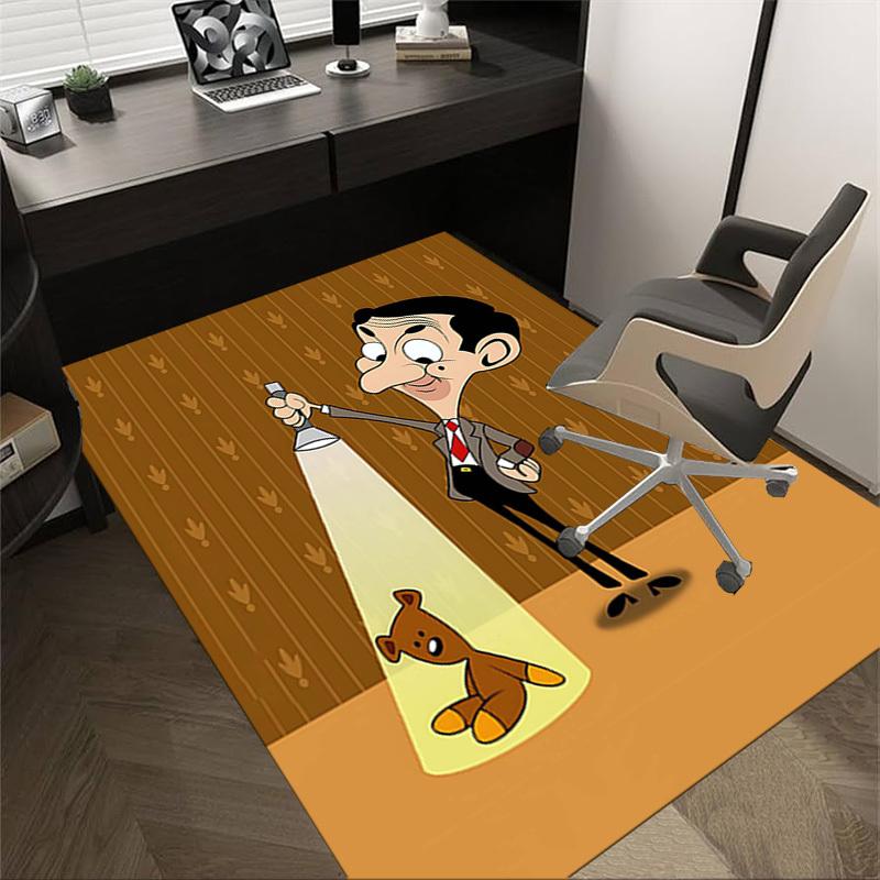 1PC Mr. Bean Extra Large Non-Slip Floor carpet, Office, family, bedroom, Studio - Large Area Rug Indoor Rugs, Vibrant Colors-A273