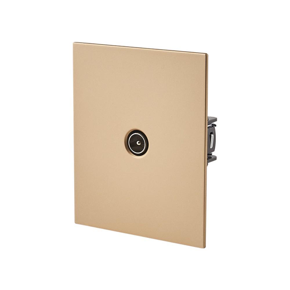 European Standard Flame Retardant Multi-Socket Wall Panel with Switch