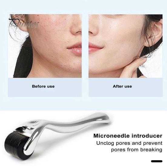 Микроигольчатый ролик для красоты с микроиглами 0,2/0,25/0,3/0,5/0,75/1/1,5/2/2,5/3 мм, ролик для ухода за волосами и кожей головы, дерма-ролик для сияющей кожи