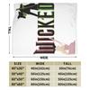 Wicked  Warm Soft Blanket  Kids Plush Bedding Throws Funny Bedroom Flannel Bedspread Sofa Bed Cover
