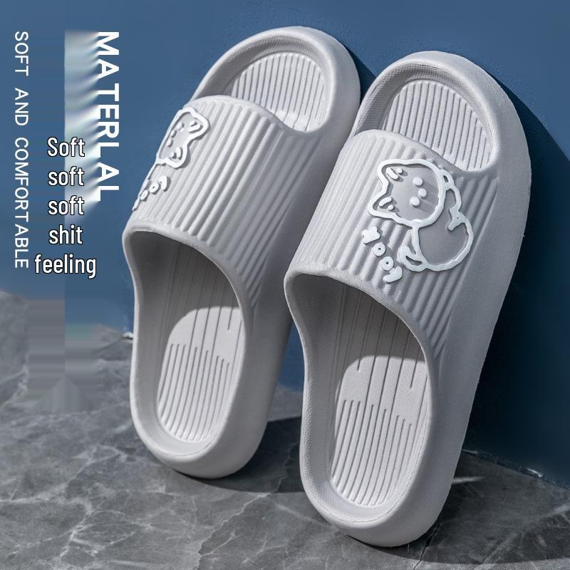 Благоприятные красные нескользящие тапочки для ванной для пары - Мягкая толстая подошва для летних свадеб