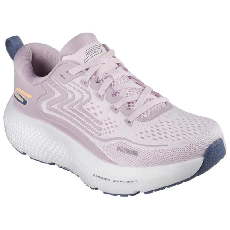 Skechers Go Run Max Road 6 Удобные низкие кроссовки для бега Женские кроссовки Розовый 172078-MVE