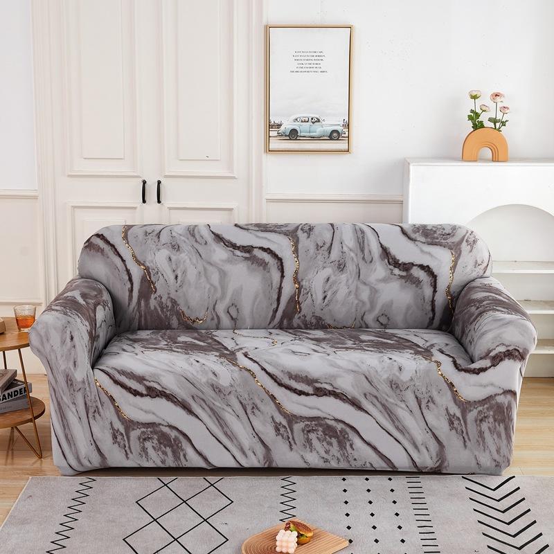 New Elastic Sofa Cover, Fully Covered with Dust-proof Leather, Sofa Towel, and Fabric Combination for All Seasons