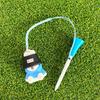 Plastic Fisherman's Bear Golf Tee Recyclable Golf Novelty Shape Tees  Golf Accessories