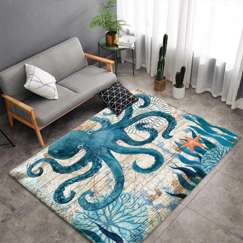 Animal Large Carpet Feather Wind Bedroom Floor Mat