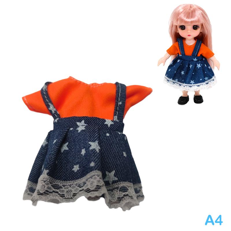 Кукла 16 см, повседневная одежда принцессы, аксессуары для костюма