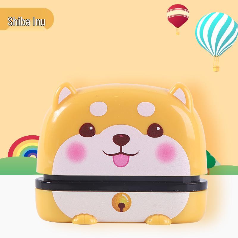 Персонализированный мультяшный штамп с именем животного для детской одежды