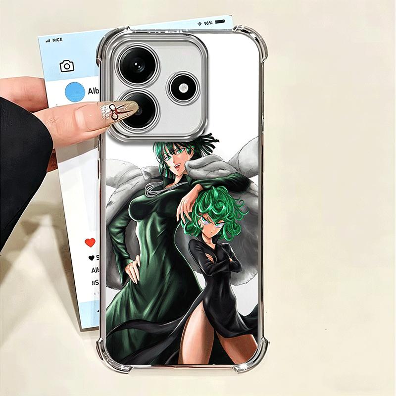 Мягкий чехол для телефона One P-Punch-Man Tatsumaki для Xiaomi Poco X7 X8 Pro Max X6 X5 X3 F8 Ultra F7 M8 M7 M5S Redmi 15C 15A 15 14C 13C