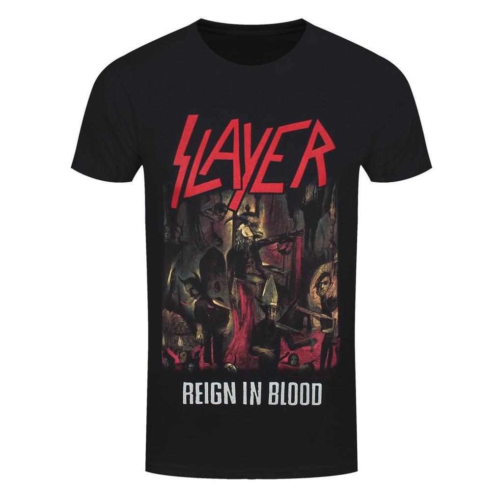 Футболка Slayer Reign In Blood Метал-группа Официальная Черная Новая