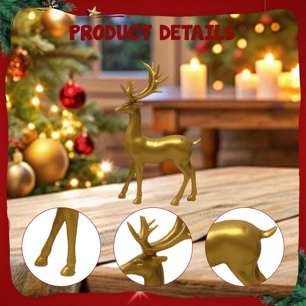 Статуэтка лося Скульптура животного Коллекционный Современный Орнамент Искусство Ремесло Фигурка оленя для Стола ТВ-Тумбы