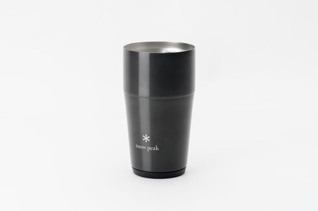 Термостакан Snow Peak 470 Luster Black для кемпинга и улицы