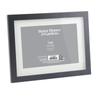 Stylish Black Hammered Metal Tabletop Picture Frame 7x9 Matted 5x7 Photos Decorative Gift Versatile Home Accent