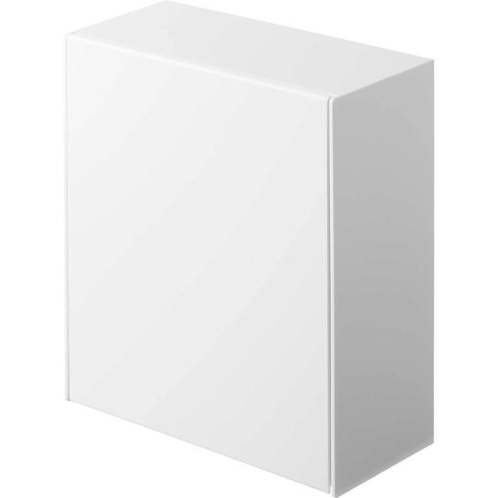 Yamazaki Wall Dustbox & Storage Case White Approx. W17xD8.7-16xH20cm Tower Includes Plasterboard Pin