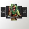 Исламский Хазрети Али Зульфикар Аллах Мухаммед без рамы, 5 панелей, настенные художественные холсты, постеры, живопись для гостиной, домашний декор, фотографии