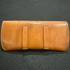 Used Genuine leather/Polo Ralph Lauren leather glasses case sunglasses case brown