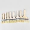 Brown Long Bristle Paint Brush Set - Sizes 1" To 8" for Dusting & Painting