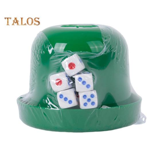 1 набор игральных костей с 5 точками, прочный ручной шейкер, чашка для бара, вечеринки, KTV, азартных игр, питья, настольных игр, казино, оборудование