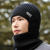 Woolen Hat for Men In Winter Windproof Large Brim Warm and Cold Hat New Knitted Hat Autumn and Winter Cold Proof Hat for Men