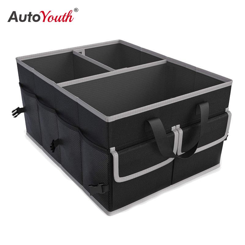 AUTOYOUTH Car Trunk Storage Bag Foldable Portable Waterproof Storage Bag Suitable For SUV, Minivan, Truck