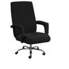 Office Chair Cover+Arm Cover Computer Seat Cover Stretch Rotating Chair Slipcover with Elastic Bottom Chair Protector for Rotating Boss Chair