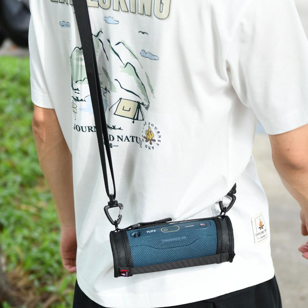 Нейлоновый чехол для колонки для JBL Flip 6 Беспроводной чехол для колонки Дорожный портативный Альпинистский Ударопрочный чехол для колонки