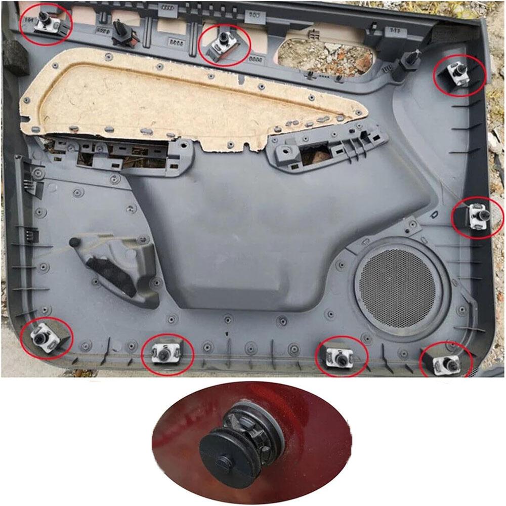 10Pc Door Trim Panel Clips Fastener Fixing Rivets for Ford Focus II C-MAX KUGA I