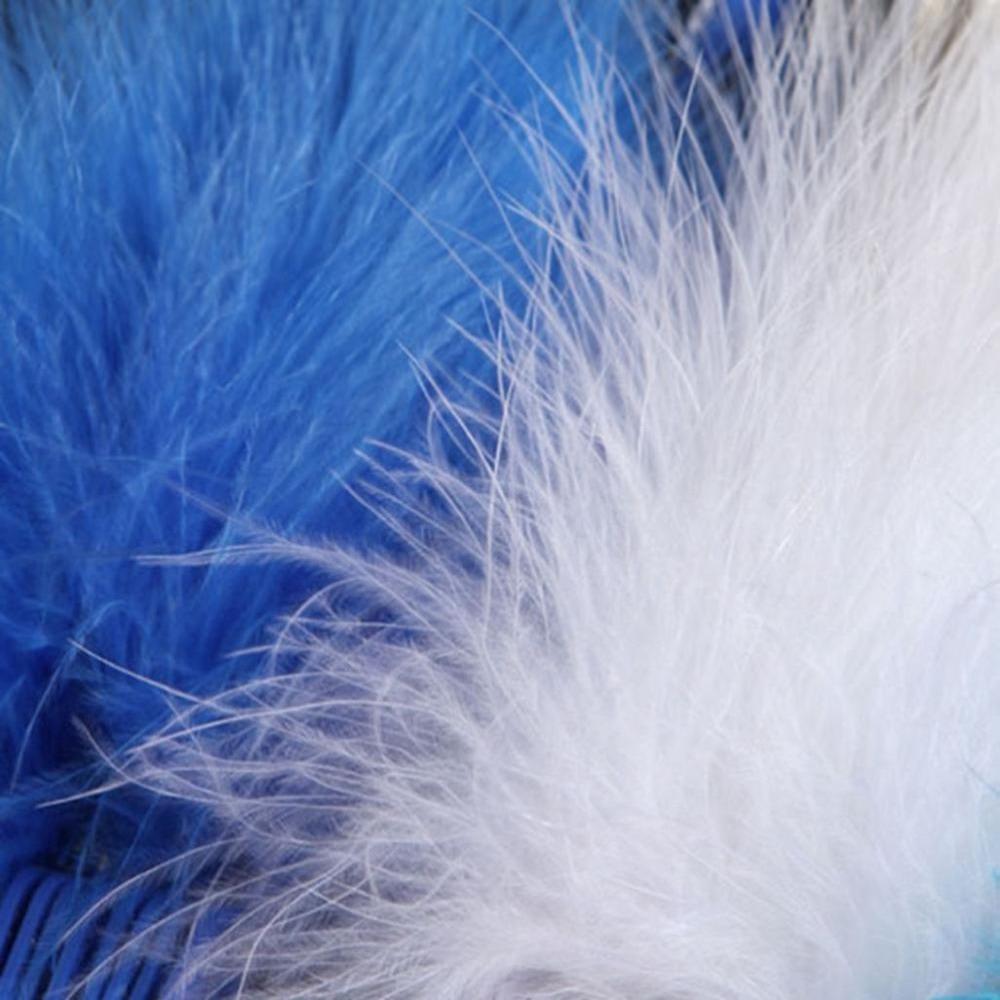 Accessories Handmade with Pendant Dance Hand Fan Party Decor Feather Folding Fan Wedding Gift