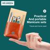 MR.GREEN Portable Manicure Set Pedicure Kit Stainless Steel Nail Clippers Tool Travel Grooming Case Gift Box Nail Scissors Set