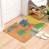 Green Plant Rainforest Leaf Carpet Living Room Carpet Hallway Balcony Doormat Kitchen Bathroom Non-slip Floor Mat Bedroom Rug