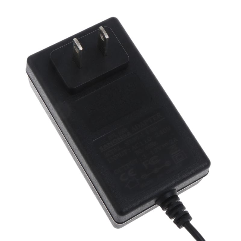 Адаптер-преобразователь AC в DC 3-12В 2А 5.5x2.1мм Регулируемый блок питания Регулятор скорости двигателя с вилкой США