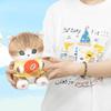 Очаровательная плюшевая игрушка-кошка Мофусанд в костюме акулы Funsandy для детей, мягкая мультяшная кукла для обнимания