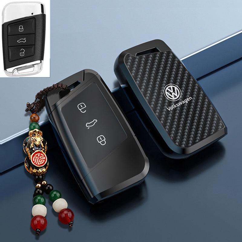 Для VOLKSWAGEN Новый Чехол-Оболочка из Кожи и Цинкового Сплава для Автомобильного Ключа Для VW Volkswagen Magotan Passat B8 Skoda Superb Kodiaq A7 Автомобильный Ключ