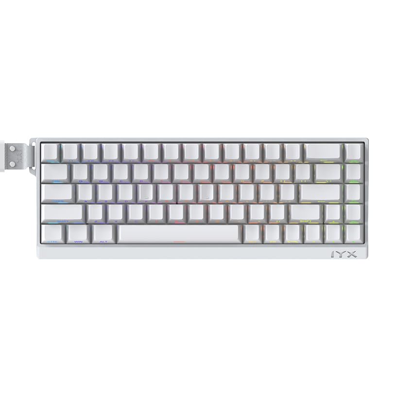 IYX MU68 Pro Белая Игровая Клавиатура с Быстрым Триггером, Совместимая, Японский Дистрибьютор, 8000 Гц, RT0.02 мм [Авторизованная Гарантия]