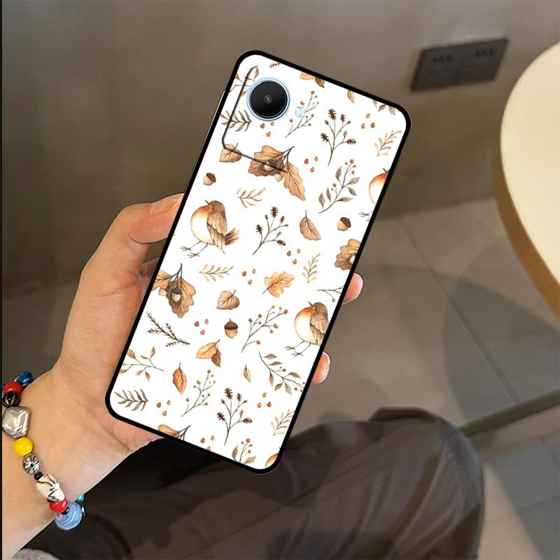 Robins Bird Case For Realme C71 C75 C55 C51 C53 C25 C63 C61 C65 C67 GT6 GT7 Pro 11 12 13 14 15 Pro Plus