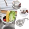 Drain Water Basket Sink Drain Basket Stainless Steel Storage Drying Rack New Filter Storage Shelf