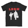 Humor Leon The Professional T-Shirt Men Crew Neck Pure Cotton T Shirts Movie Short Sleeve Tee Shirt Gift Idea Tops