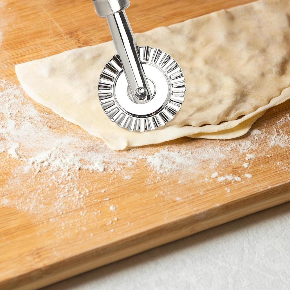 Zinc Zinc Zinc Alloy Pizza Lace Rolling Wheel Manual Pasta Mold Side-Embossed Biscuit Mold  Cookie