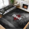 Slipknot Print Crystal Velvet Plush Rug Wear?Resistant Anti?Slip Floor Mat For Indoor Household Decoration