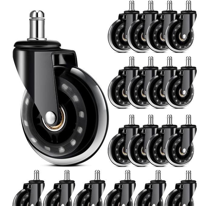 Прозрачные колесики для офисного кресла